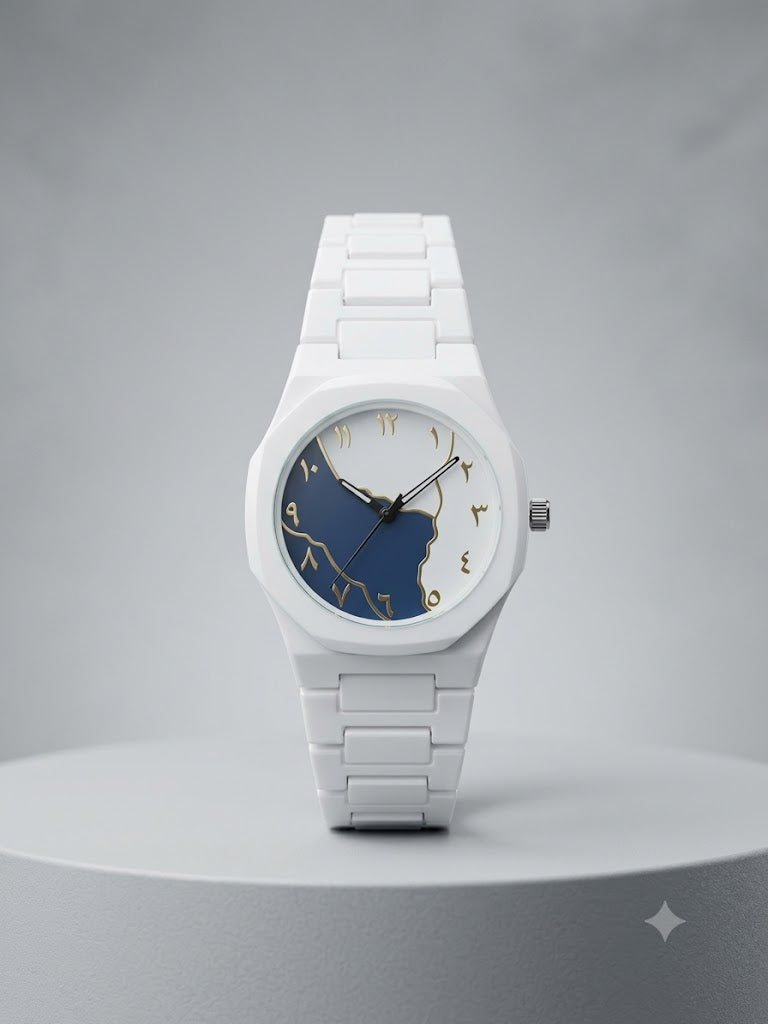 White Arabic Aura Watch