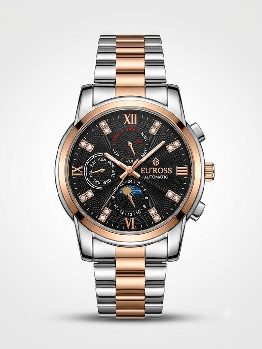 EUROSS Automatic Moonphase: The Ultimate Dual-Time Collection