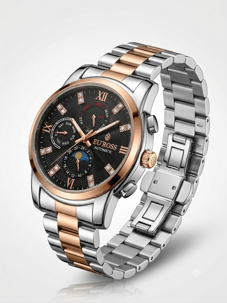 EUROSS Automatic Moonphase: The Ultimate Dual-Time Collection