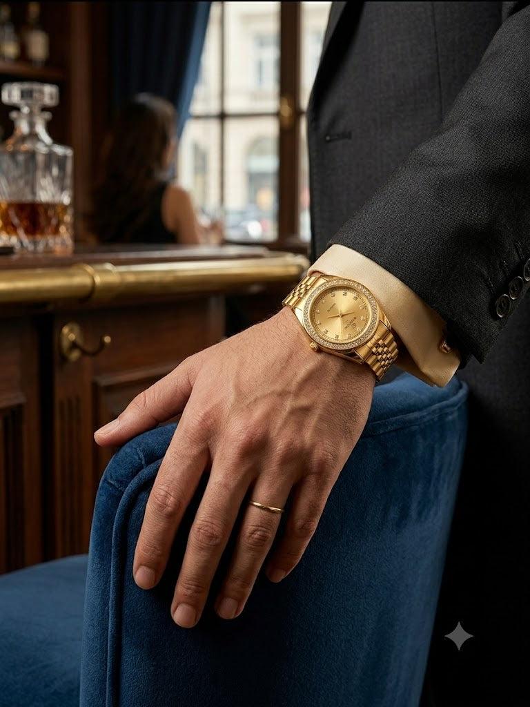 Dunlex Luxury Gold Edition — Elegance on Your Wrist